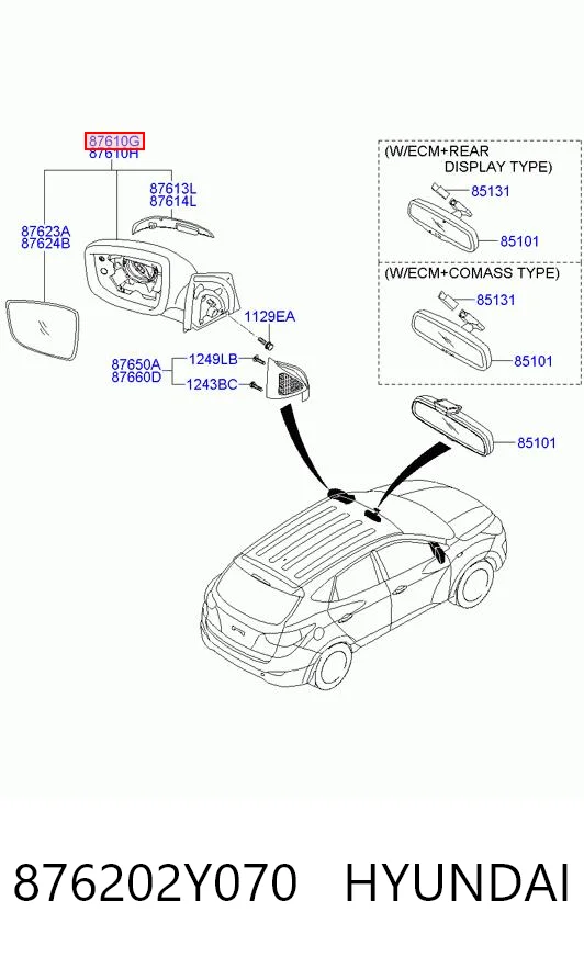 Наружное зеркало правое Polcar 4048529E цена, от 132.69 USD