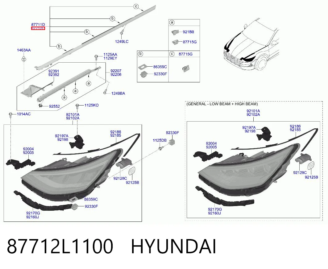 87712L1100 Hyundai/Kia 