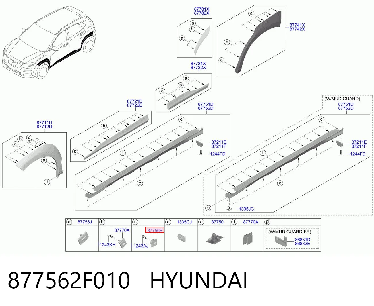 877562F010 Hyundai/Kia 