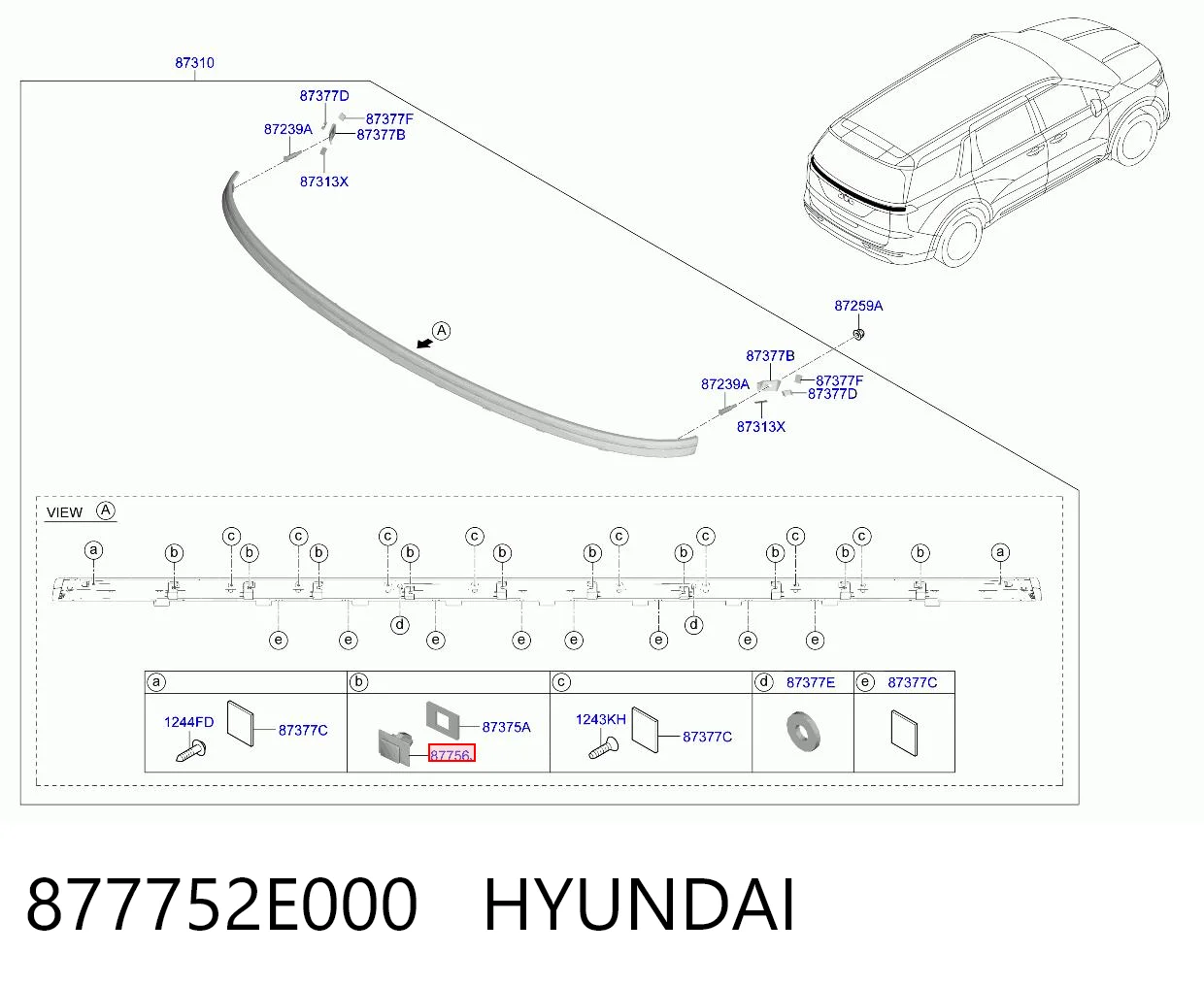 877752E000 Hyundai/Kia 