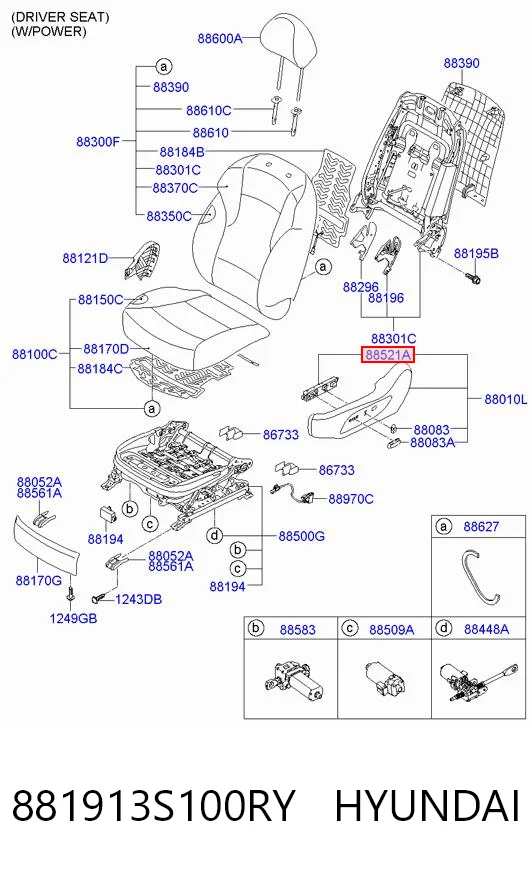 881913S100RY Hyundai/Kia 