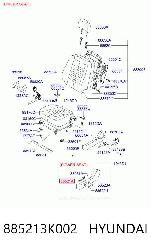 885213K002 Hyundai/Kia 