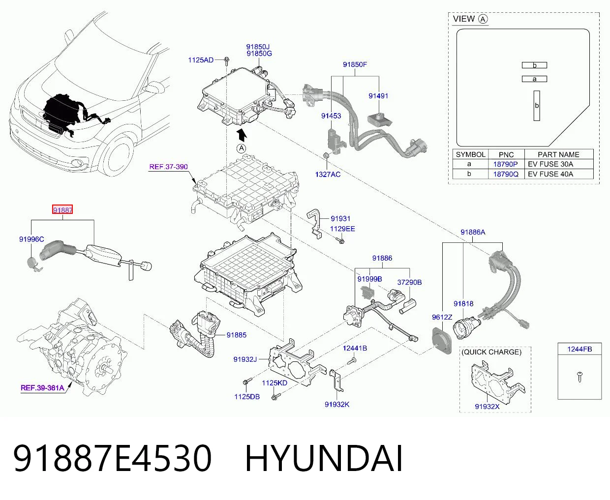 Кабель для зарядки электромобиля Nissan/Infiniti 296903NL1E цена, от 175.14 USD