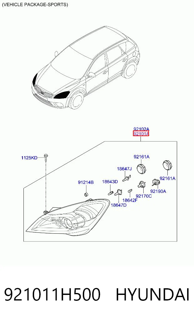 Купить 411809E Polcar Фара левая передняя