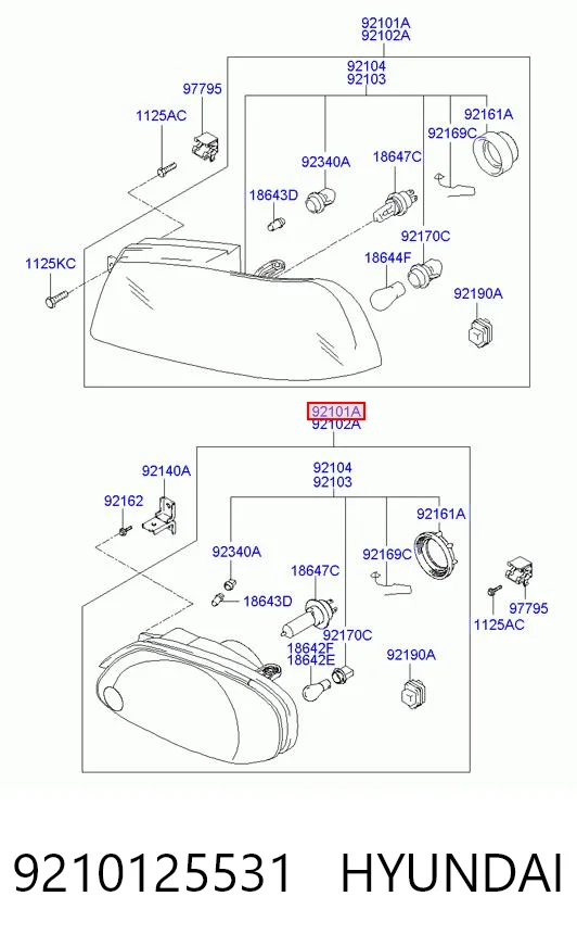 Фара левая Chrysler 9210125512 цена, от 66.09 USD