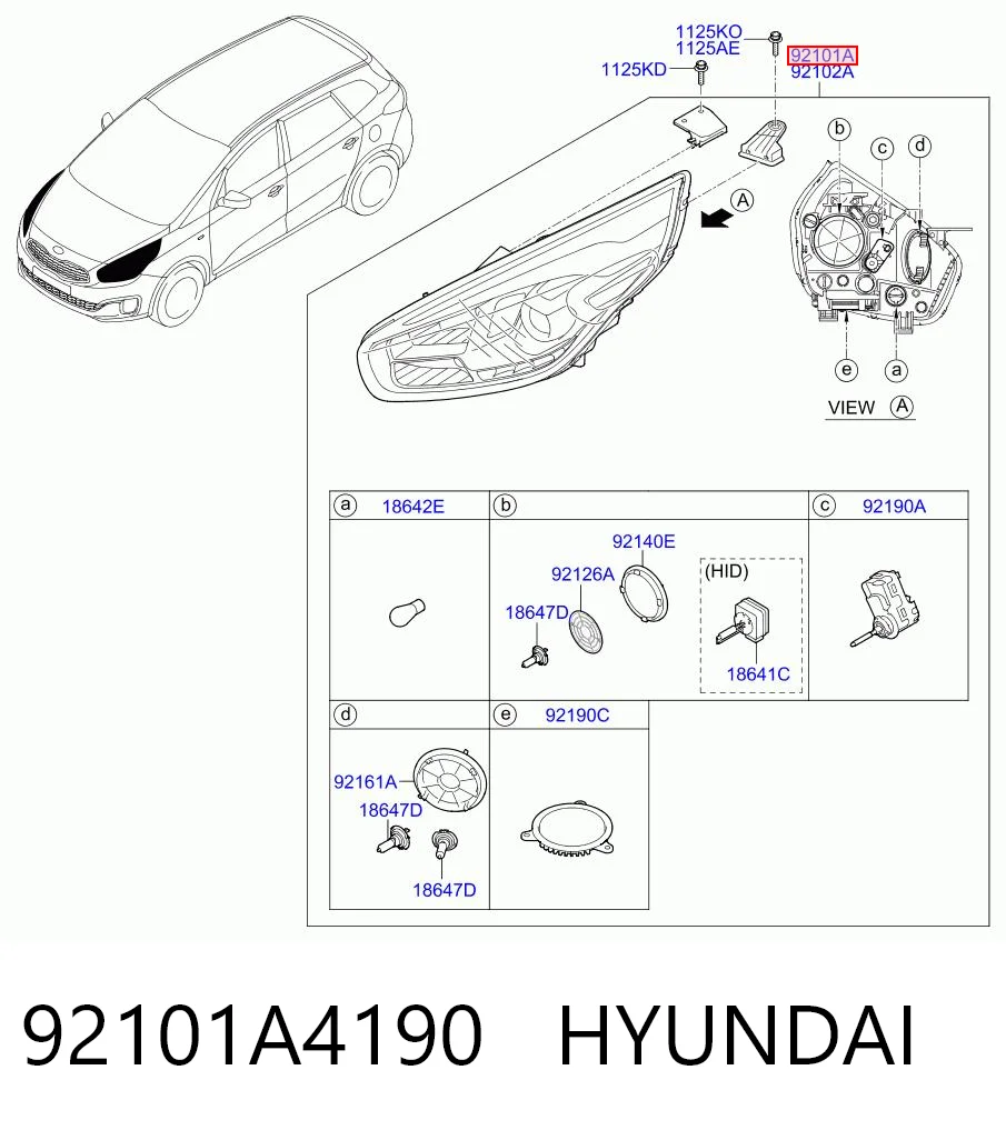 92101A4190 Hyundai/Kia