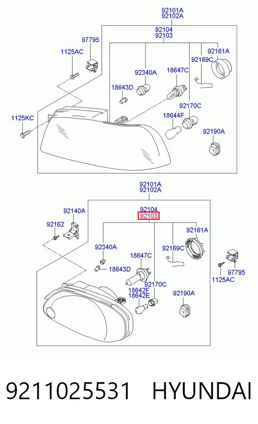 Купить 9210125512 Chrysler Фара левая передняя