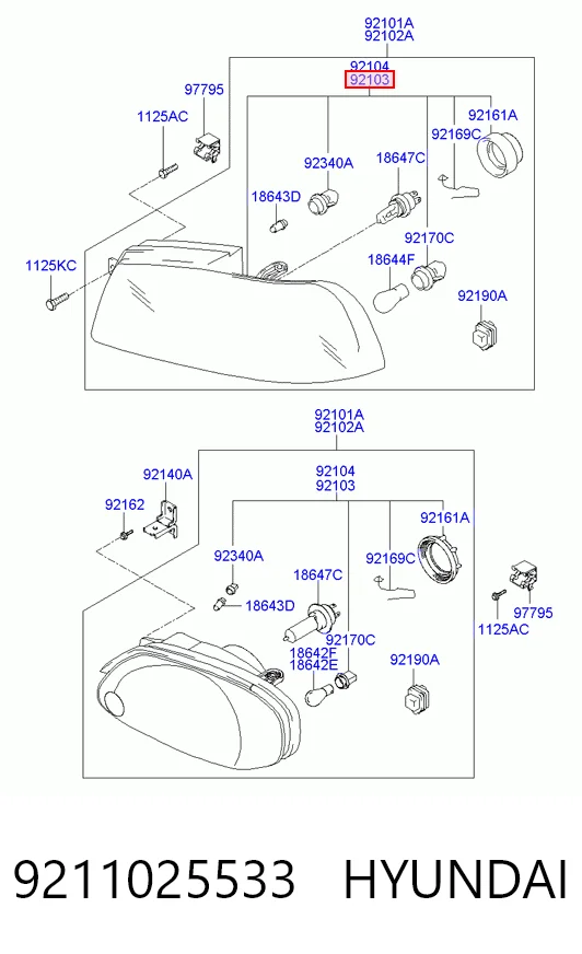 9211025533 Hyundai/Kia