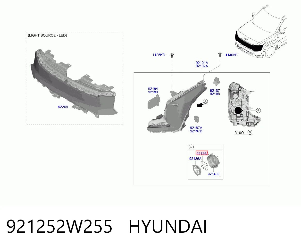 921252W255 Hyundai/Kia 