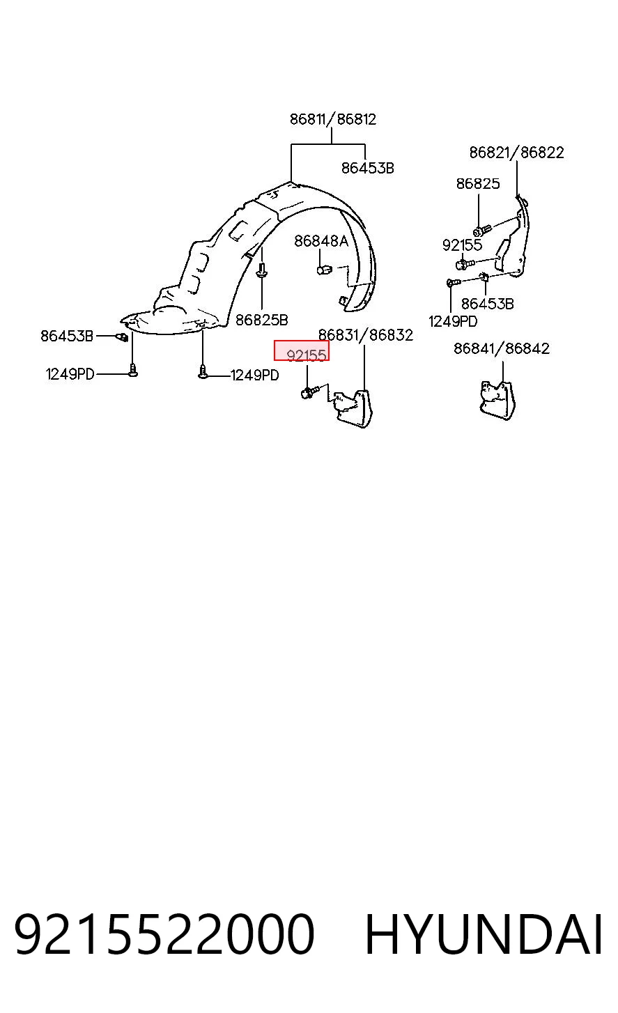9215522000 Hyundai/Kia 
