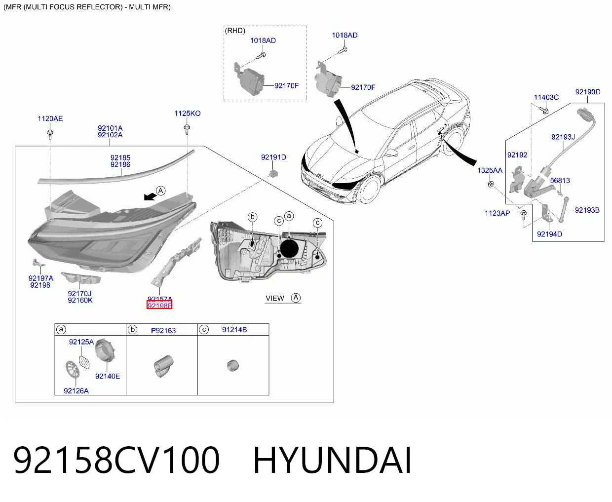 92158CV100 Hyundai/Kia 