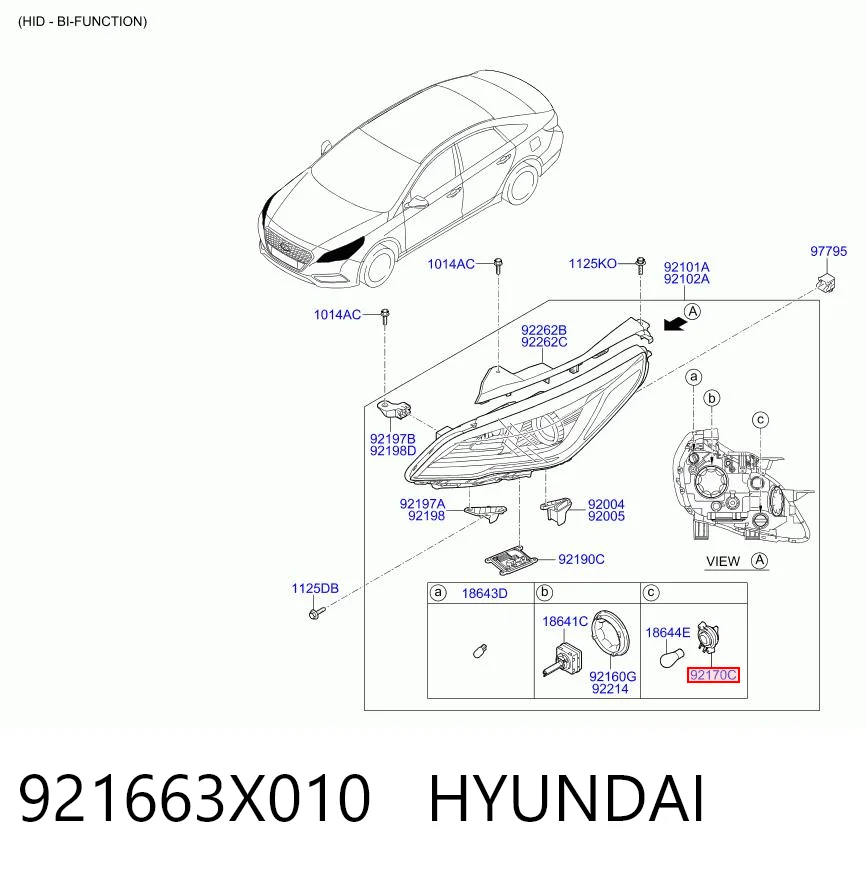 921663X010 Hyundai/Kia 