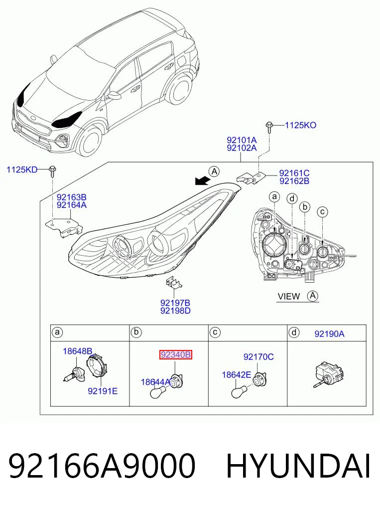 92166A9000 Hyundai/Kia 