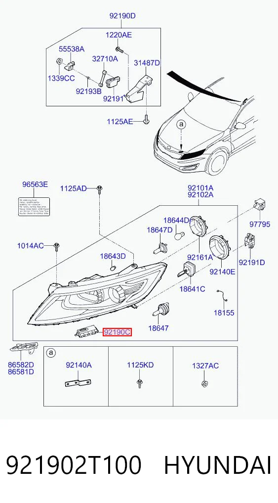 921902T100 Hyundai/Kia 