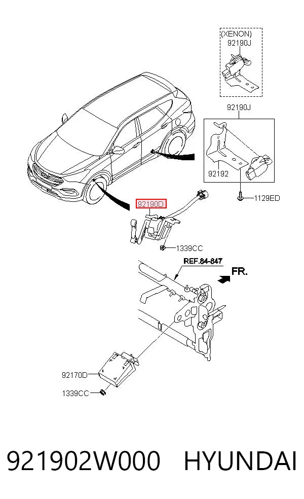 921902W000 Hyundai/Kia Гидрокорректор фар