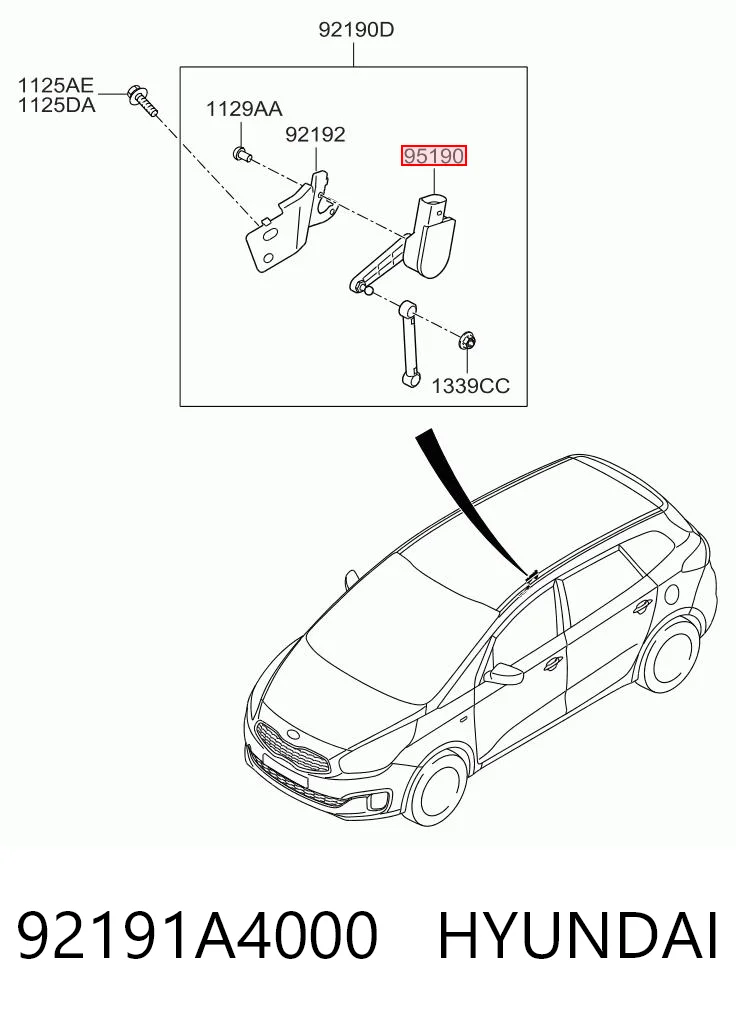 92191A4000 Hyundai/Kia 