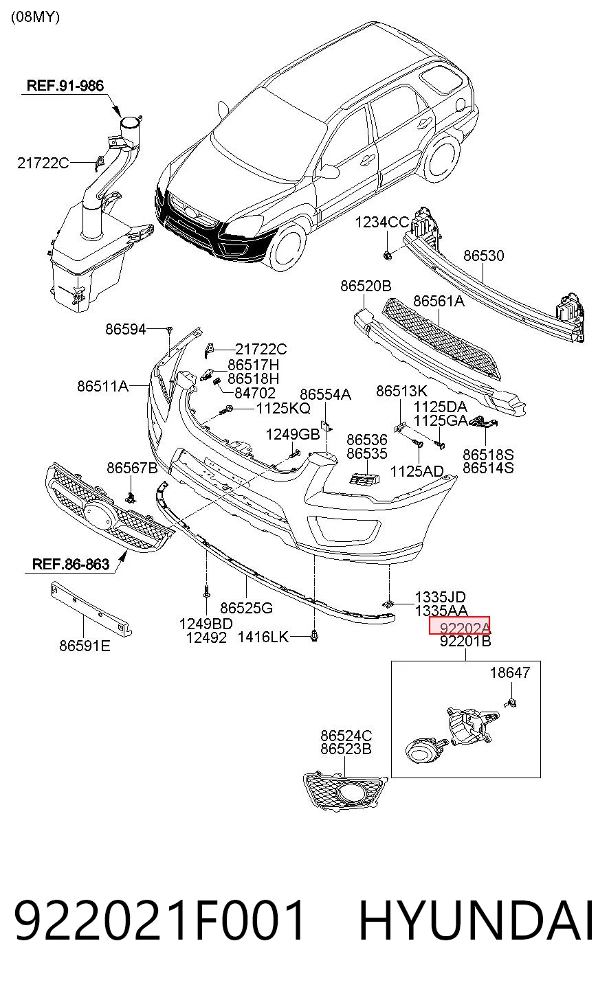 Фара противотуманная, правая Polcar 410330X цена, от 35.18 USD