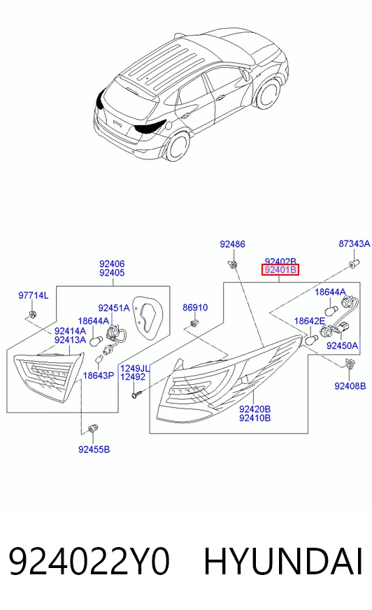 Купить 404887E Polcar Стоп задний