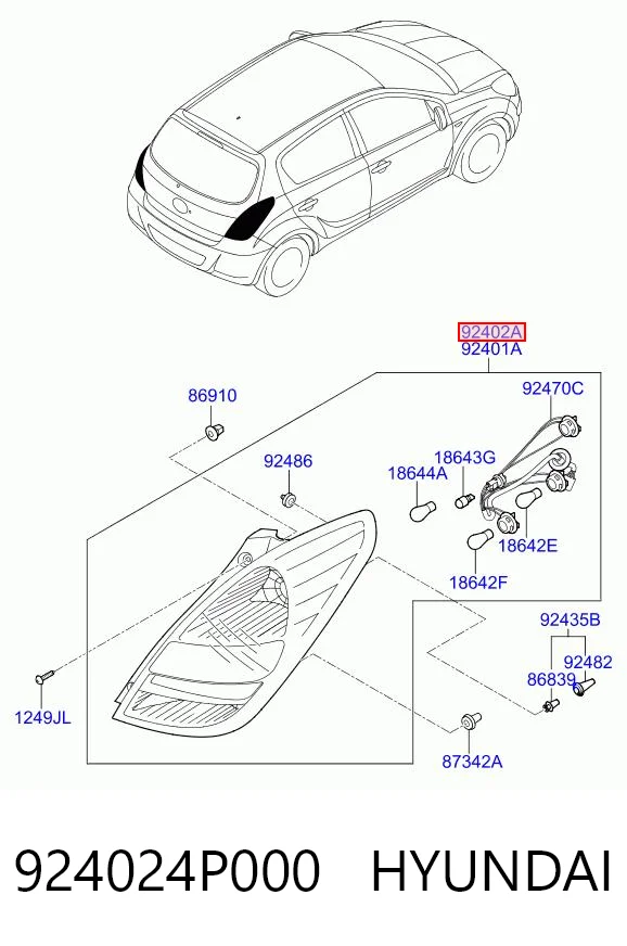 Фонарь задний правый Polcar 401788E цена, от 60.74 USD