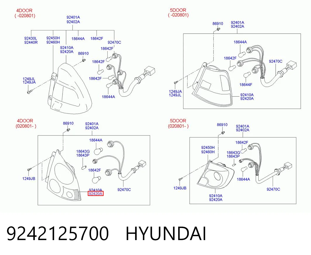9242125700 Hyundai/Kia