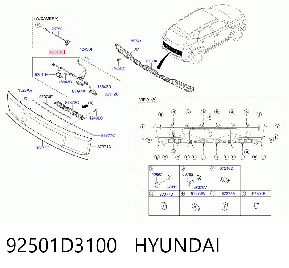 92501D3100 Hyundai/Kia 