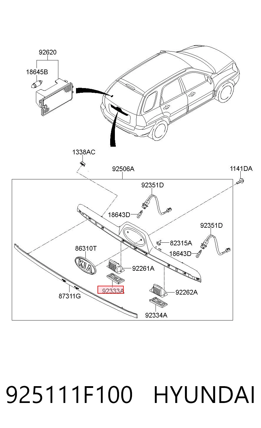 925111F100 Hyundai/Kia