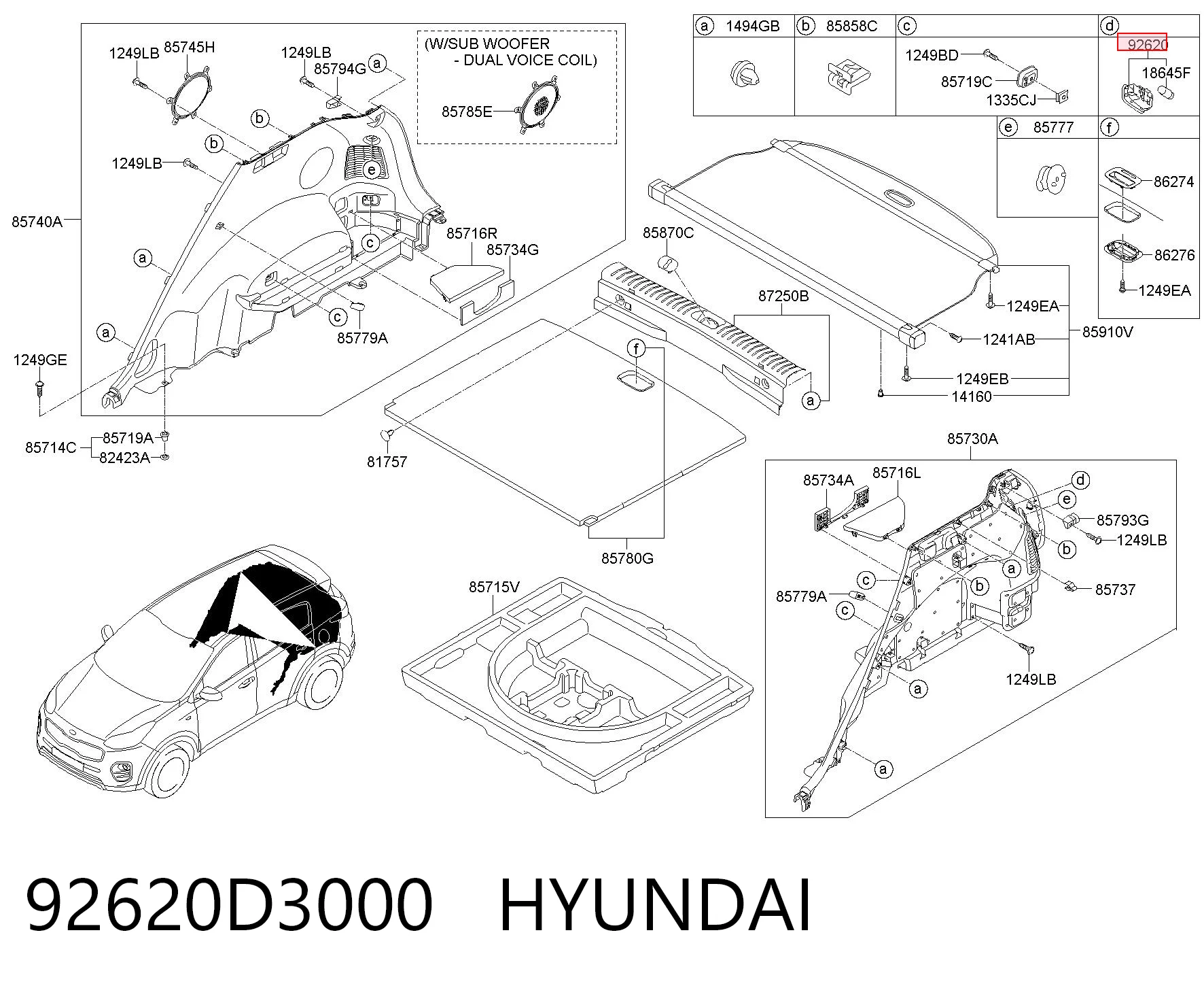 92620D3000 Hyundai/Kia 