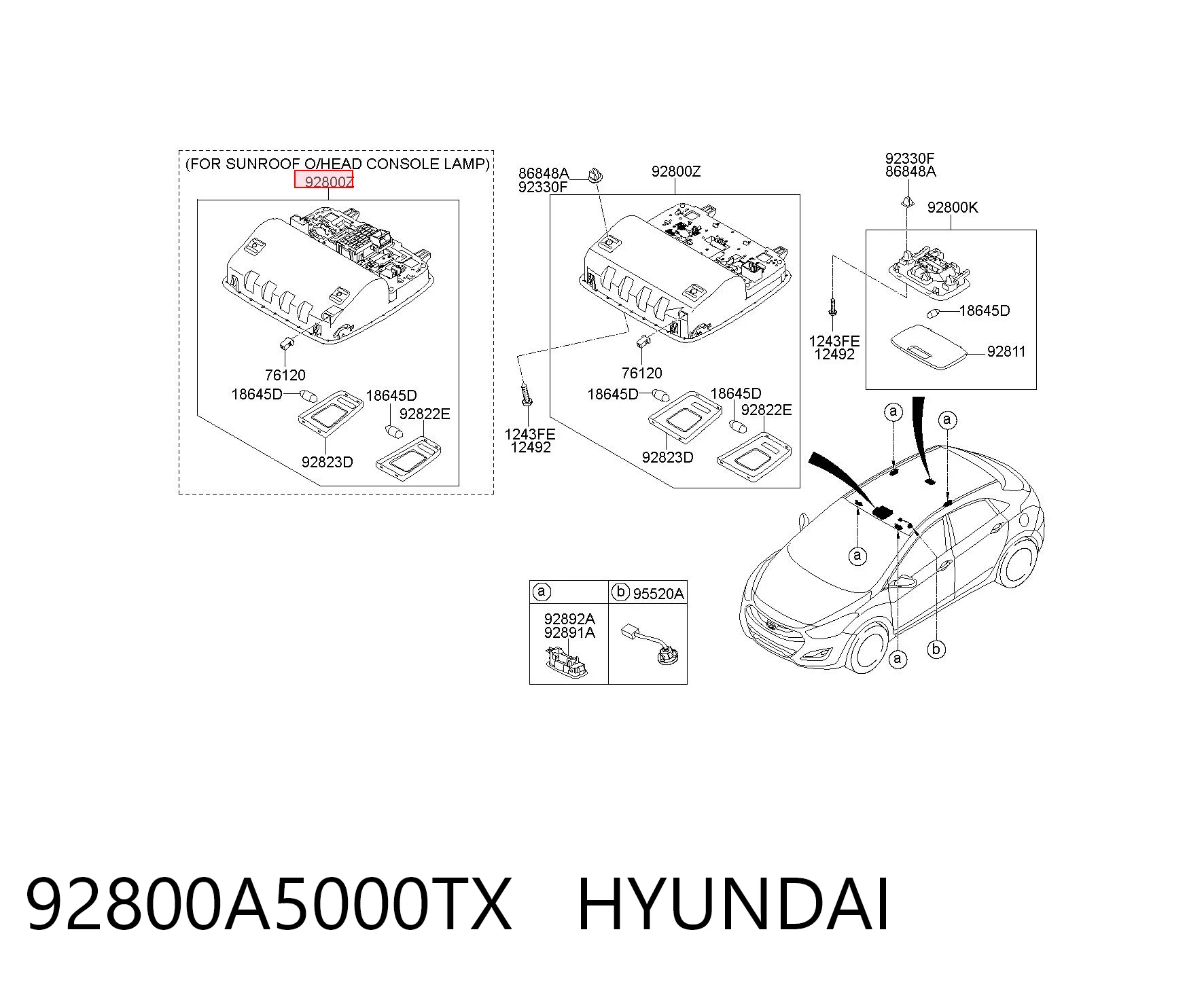 92800A5000TX Hyundai/Kia 