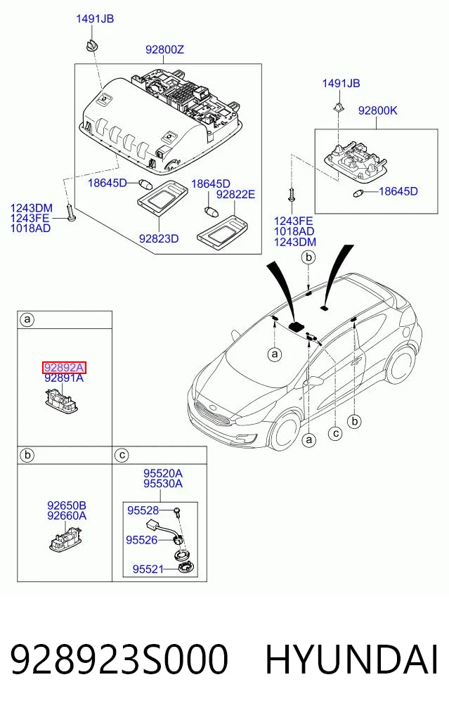 928923S000 Hyundai/Kia 