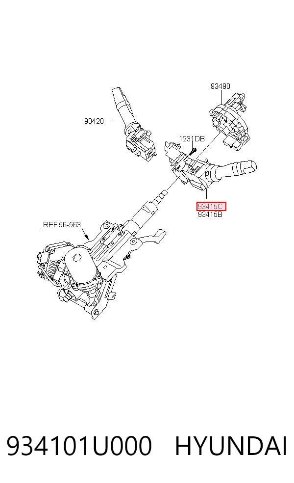 934101U000 Hyundai/Kia 