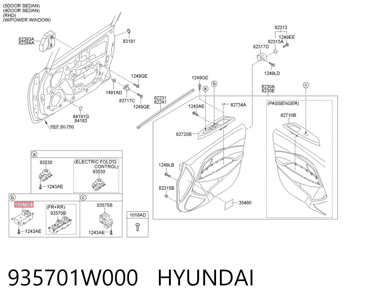 935701W000 Hyundai/Kia 