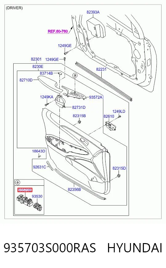 935703S000RAS Hyundai/Kia 