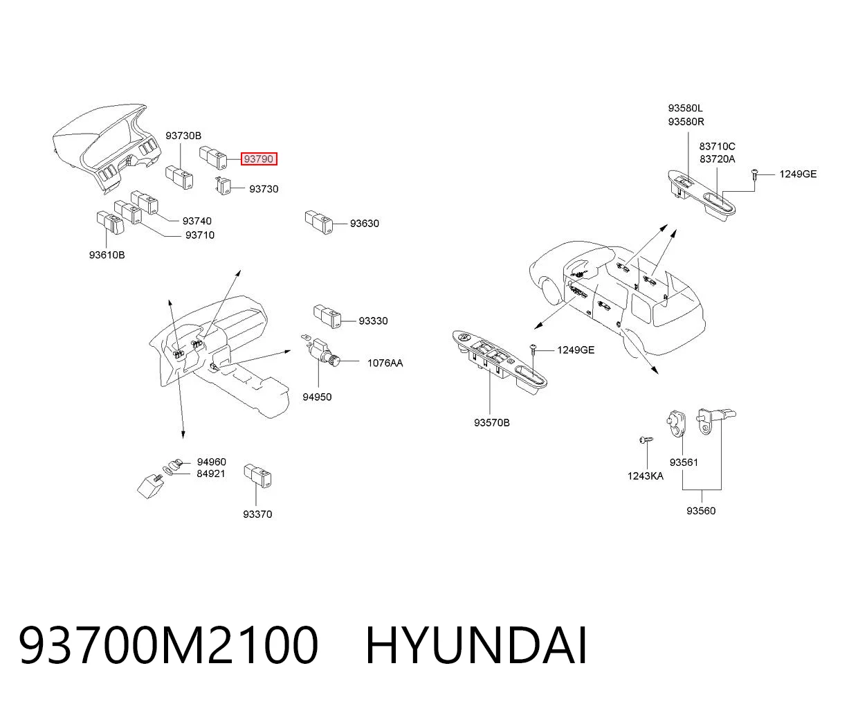 93700M2100 Hyundai/Kia 