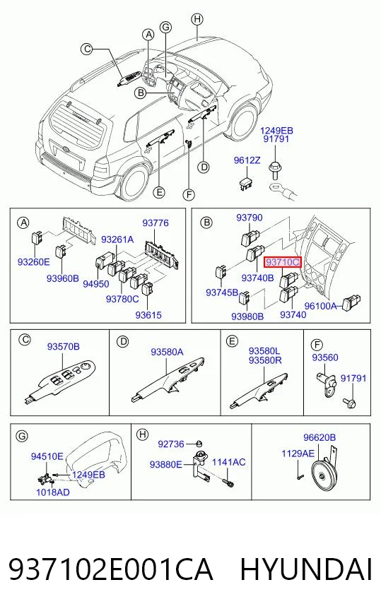 937102E001CA Hyundai/Kia 
