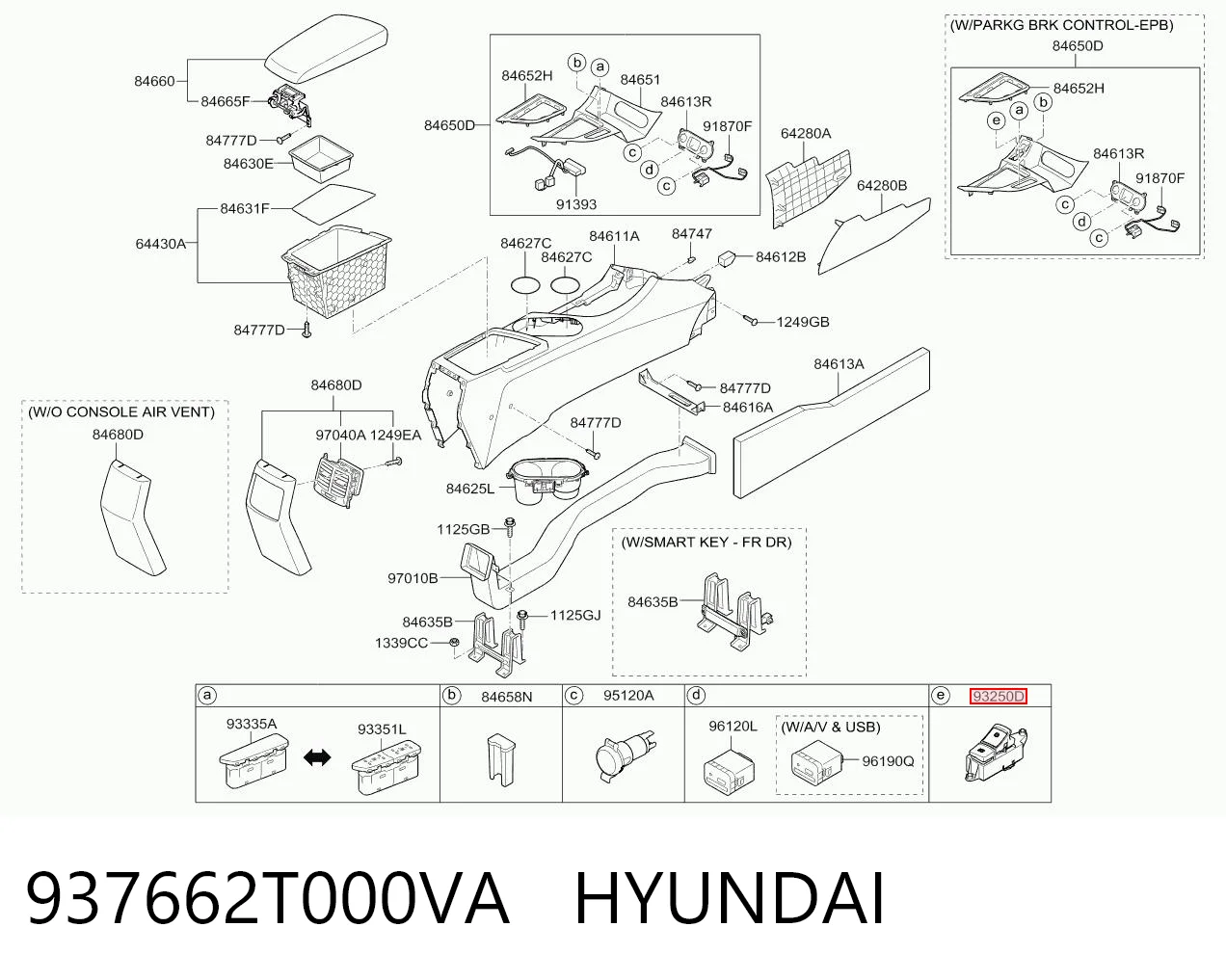 937662T000VA Hyundai/Kia