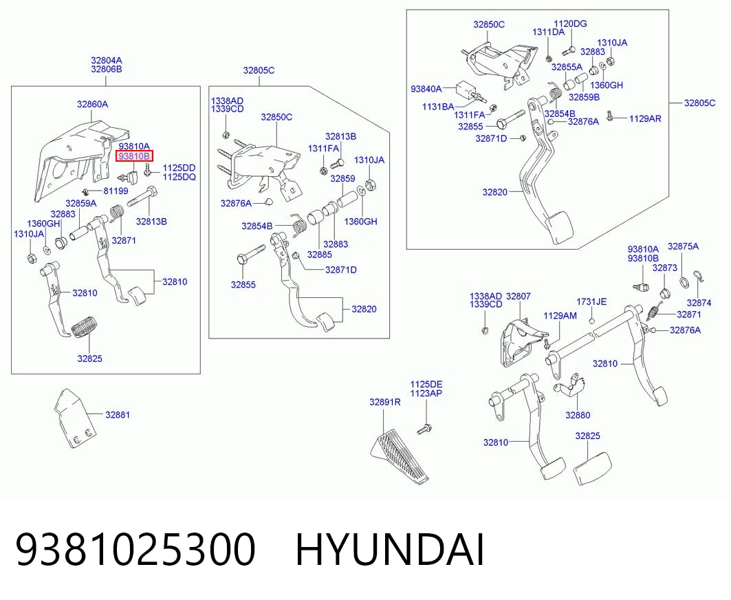 9381025300 Hyundai/Kia Датчик тормоза