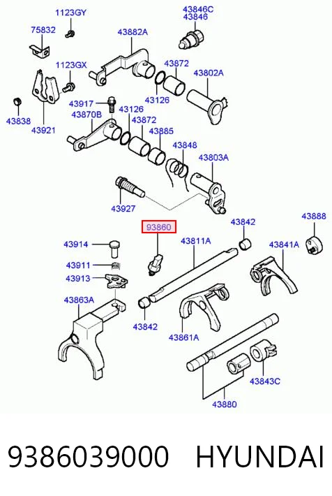 9386039000 Hyundai/Kia Датчик включения фонарей заднего хода