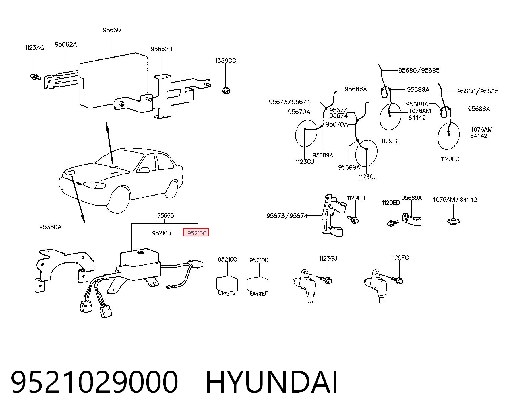 9521029000 Hyundai/Kia 