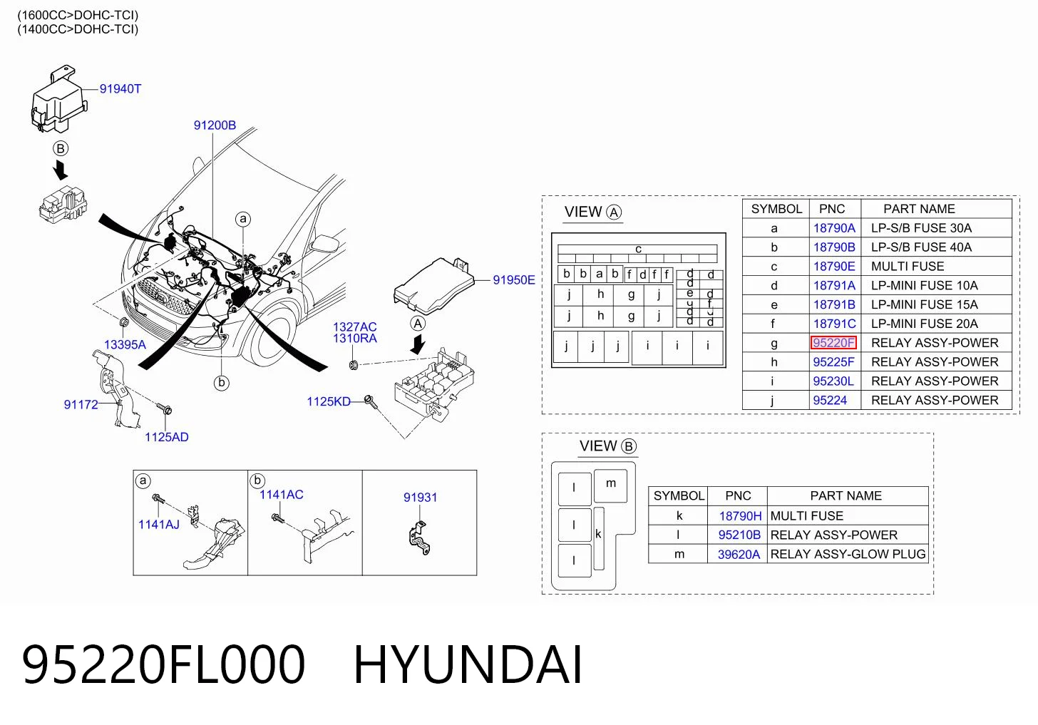 95220FL000 Hyundai/Kia 