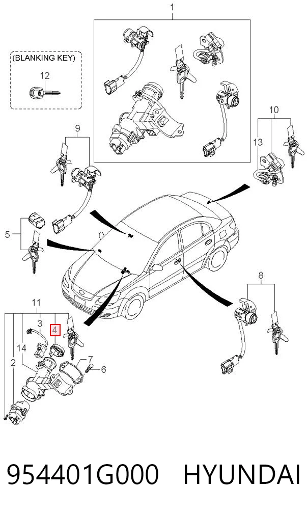954401G000 Hyundai/Kia