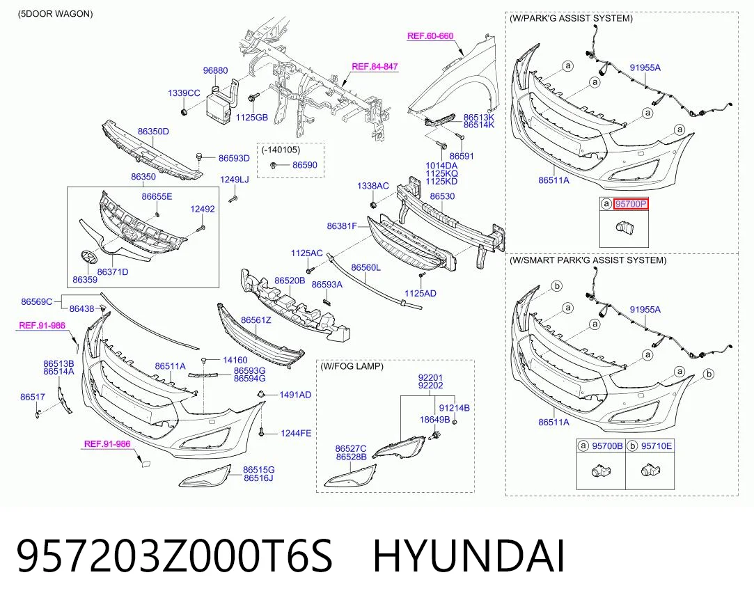 957203Z000T6S Hyundai/Kia 
