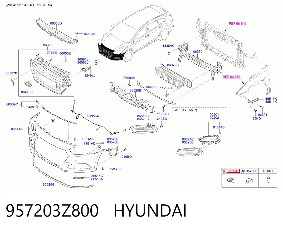 957203Z800 Hyundai/Kia 