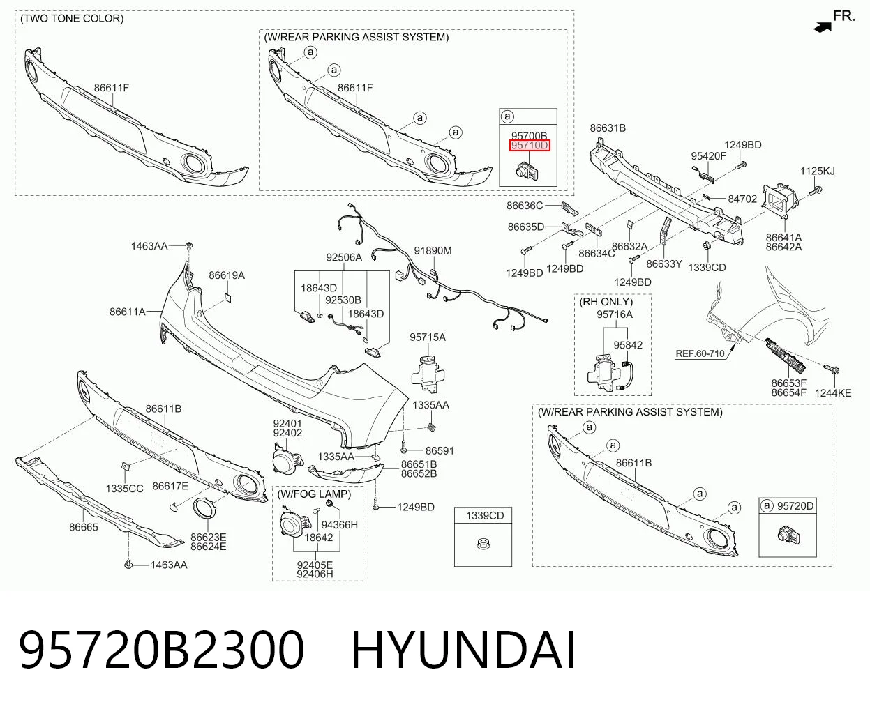95720B2300 Hyundai/Kia 
