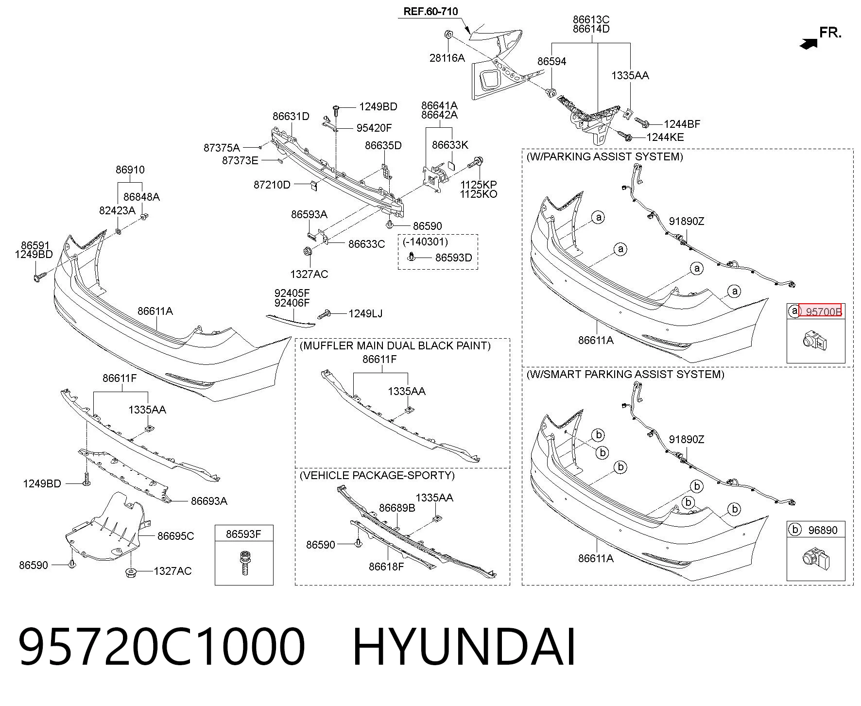 95720C1000 Hyundai/Kia 