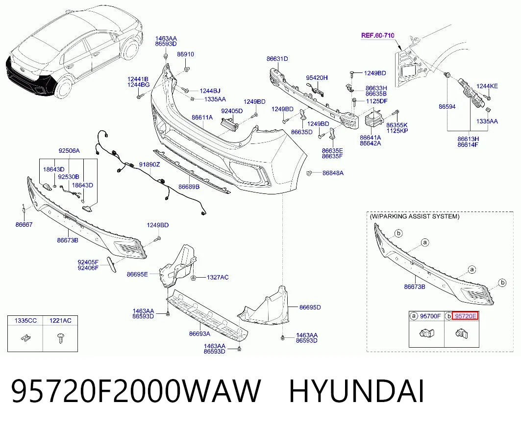 95720F2000WAW Hyundai/Kia 