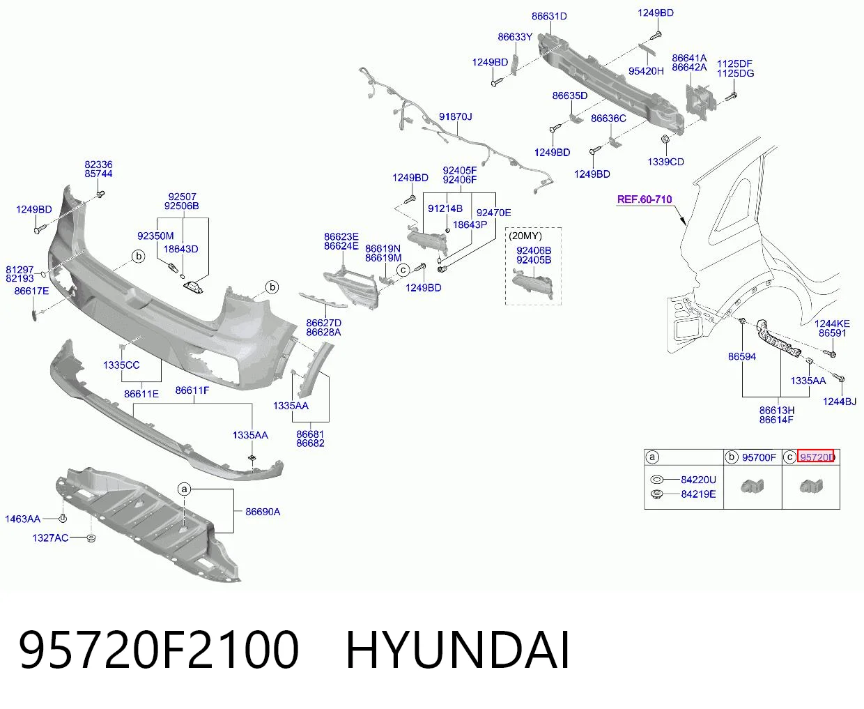 95720F2100 Hyundai/Kia 