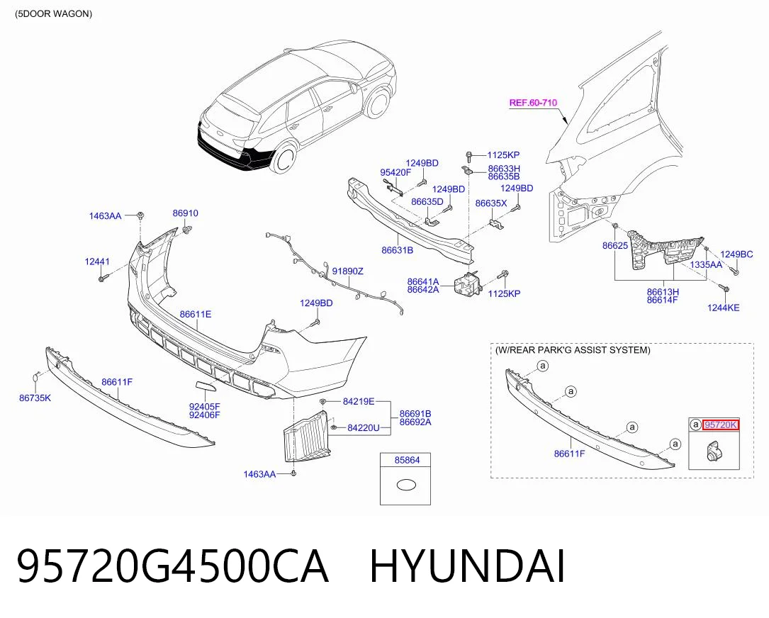 95720G4500CA Hyundai/Kia 