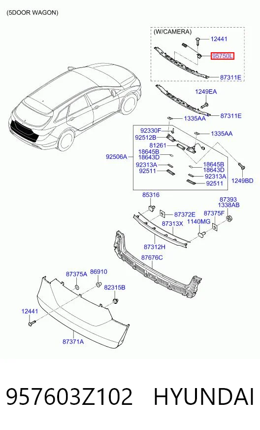 957603Z102 Hyundai/Kia 