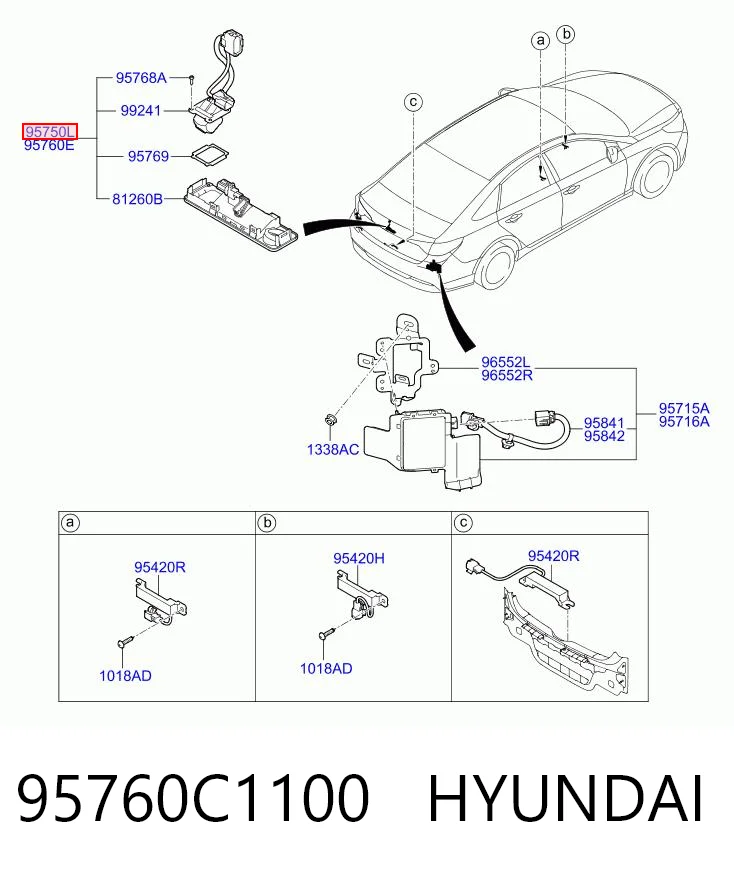95760C1100 Hyundai/Kia 