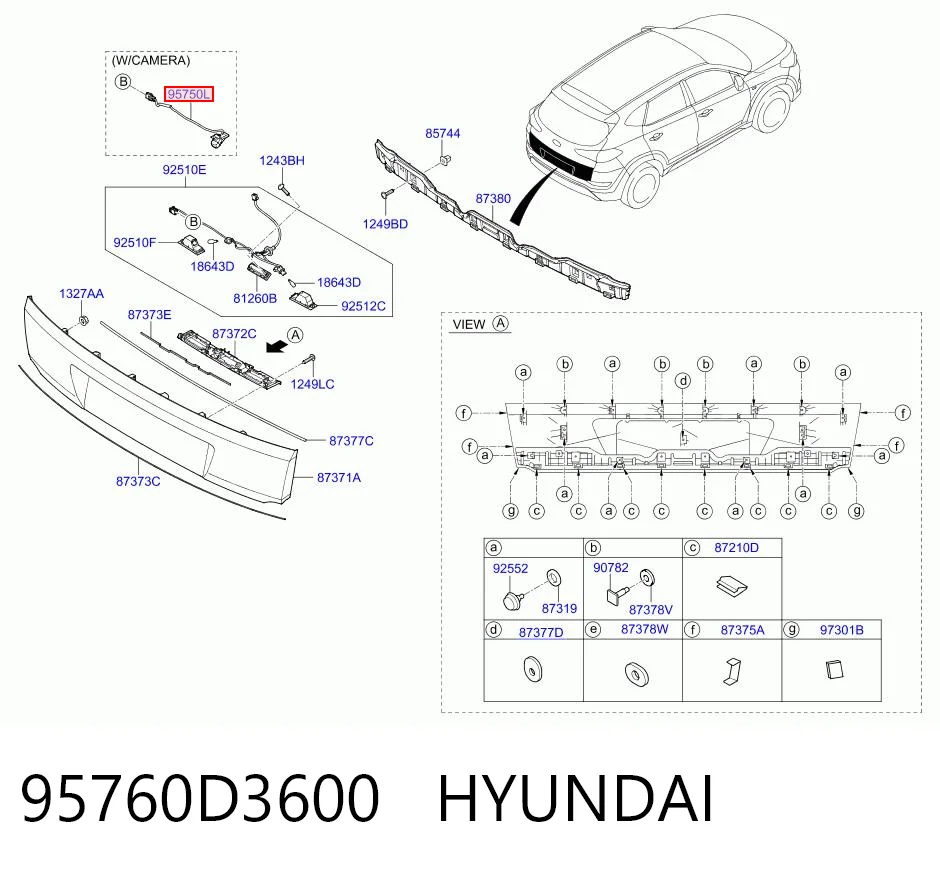95760D3600 Hyundai/Kia 